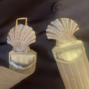 Lilly Pulitzer woven stretch seashell belt s/XS